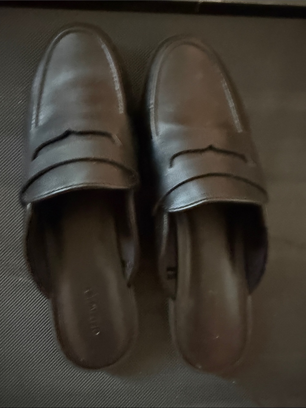 Old Navy Men's Black Slip-On Penny Loafers